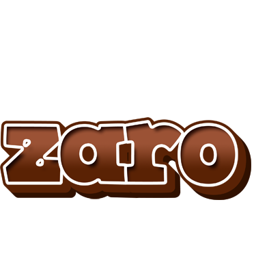 Zaro brownie logo