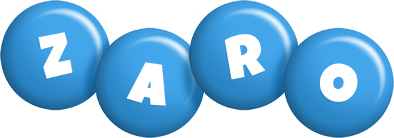 Zaro candy-blue logo