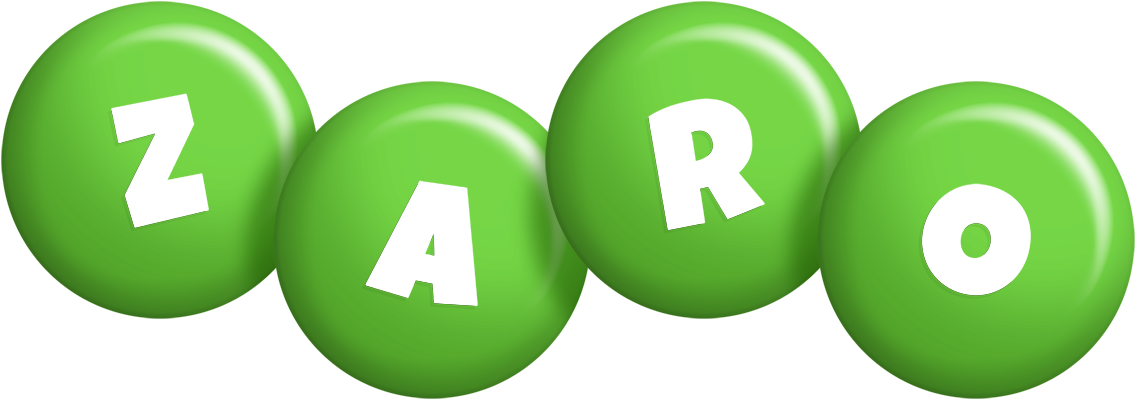 Zaro candy-green logo