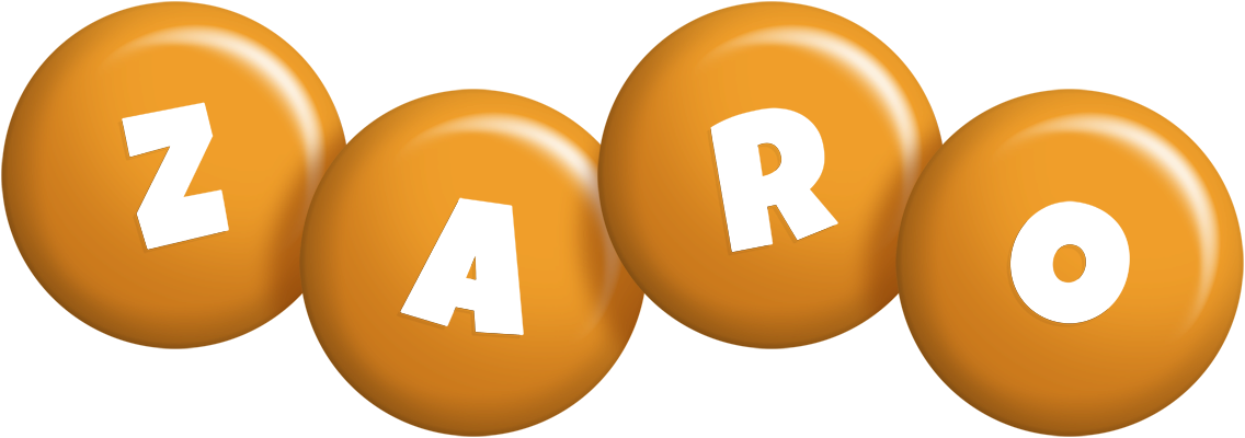 Zaro candy-orange logo