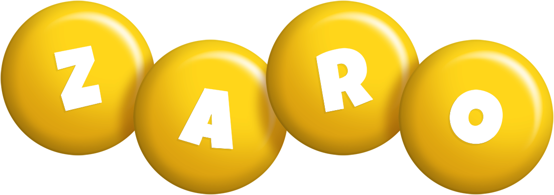Zaro candy-yellow logo
