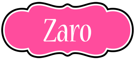 Zaro invitation logo