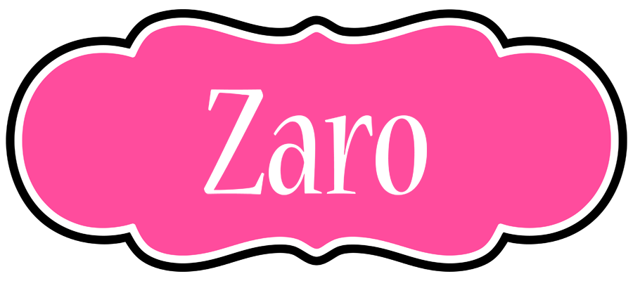 Zaro invitation logo