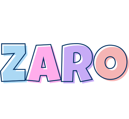 Zaro pastel logo