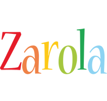 Zarola birthday logo