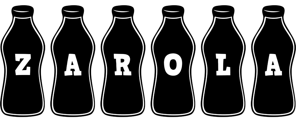 Zarola bottle logo