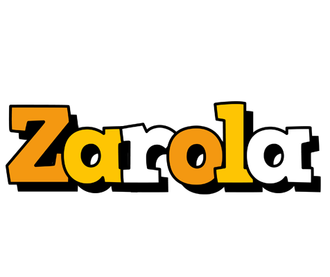Zarola cartoon logo