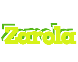 Zarola citrus logo