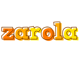 Zarola desert logo