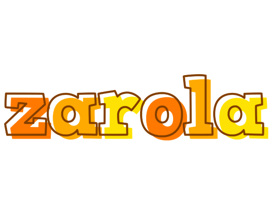 Zarola desert logo