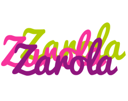 Zarola flowers logo