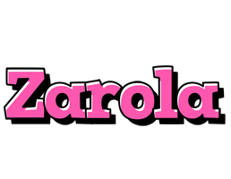 Zarola girlish logo