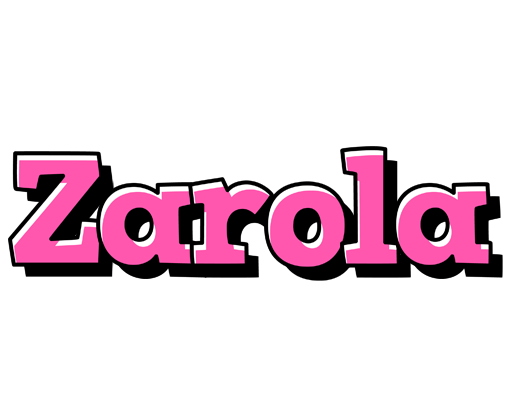 Zarola girlish logo