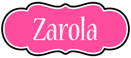 Zarola invitation logo