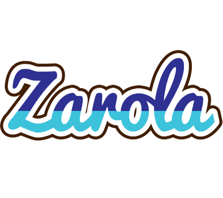 Zarola raining logo