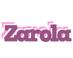 Zarola relaxing logo