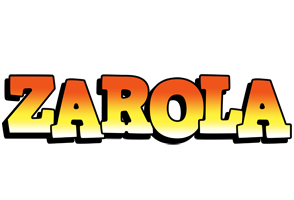 Zarola sunset logo