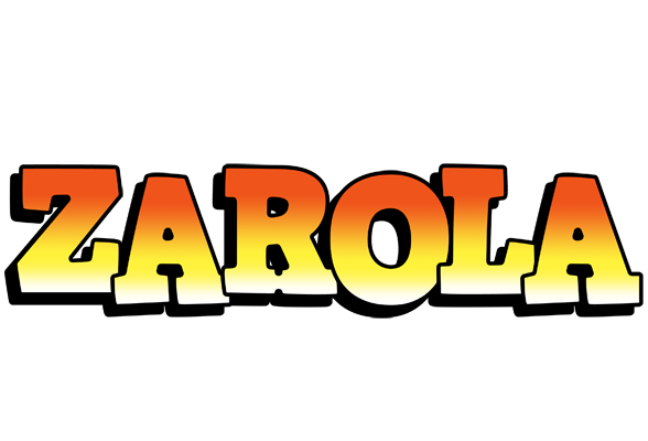 Zarola sunset logo