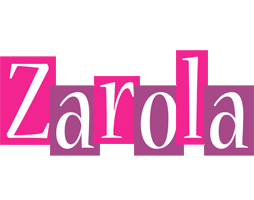 Zarola whine logo