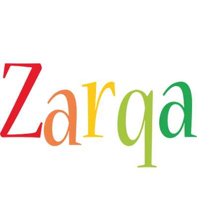 Zarqa birthday logo