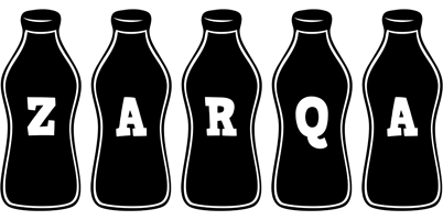 Zarqa bottle logo