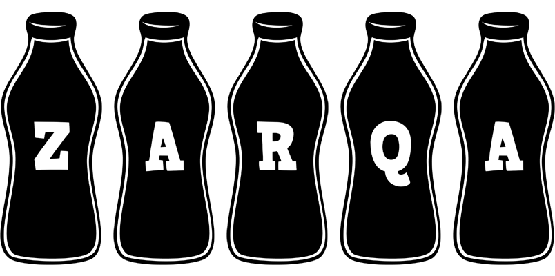 Zarqa bottle logo