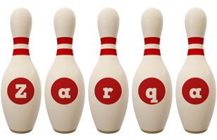 Zarqa bowling-pin logo