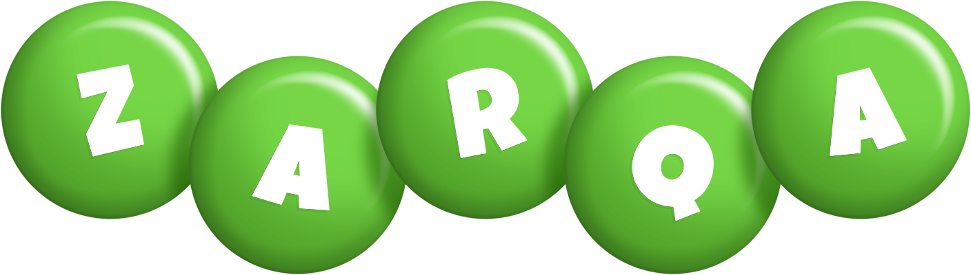 Zarqa candy-green logo