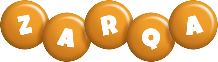 Zarqa candy-orange logo