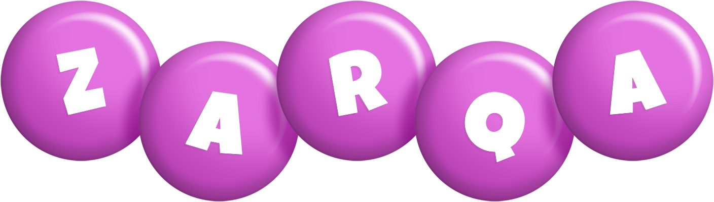 Zarqa candy-purple logo