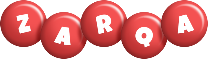 Zarqa candy-red logo