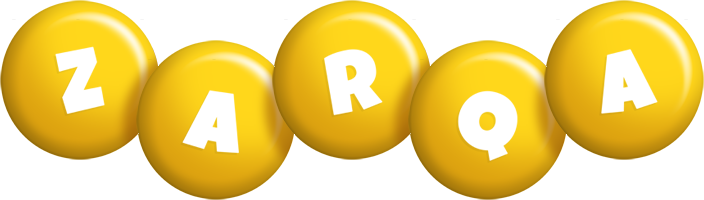 Zarqa candy-yellow logo