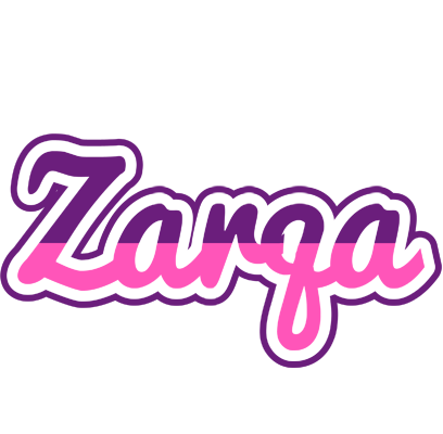 Zarqa cheerful logo