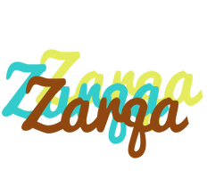 Zarqa cupcake logo