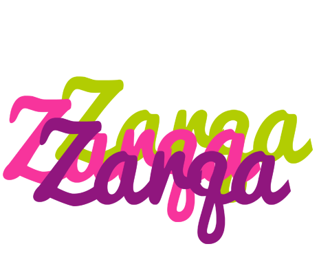 Zarqa flowers logo