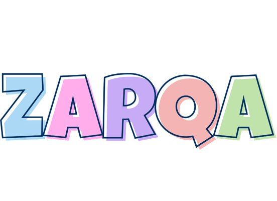 Zarqa pastel logo