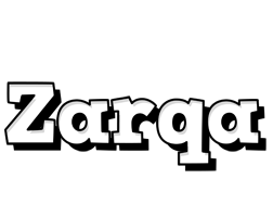 Zarqa snowing logo