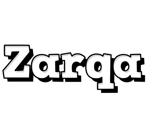 Zarqa snowing logo
