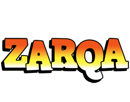 Zarqa sunset logo