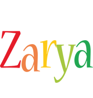 Zarya birthday logo