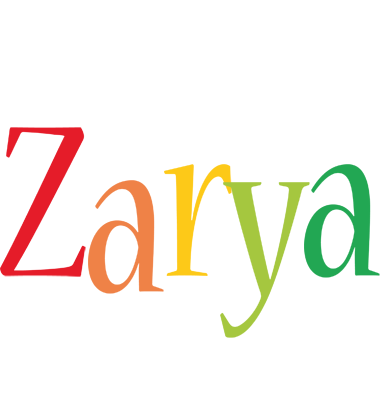 Zarya birthday logo