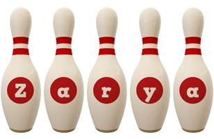 Zarya bowling-pin logo