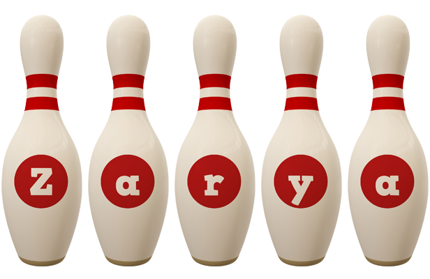 Zarya bowling-pin logo