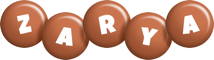 Zarya candy-brown logo