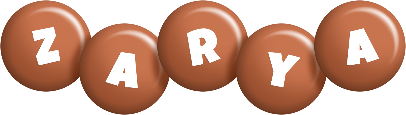 Zarya candy-brown logo