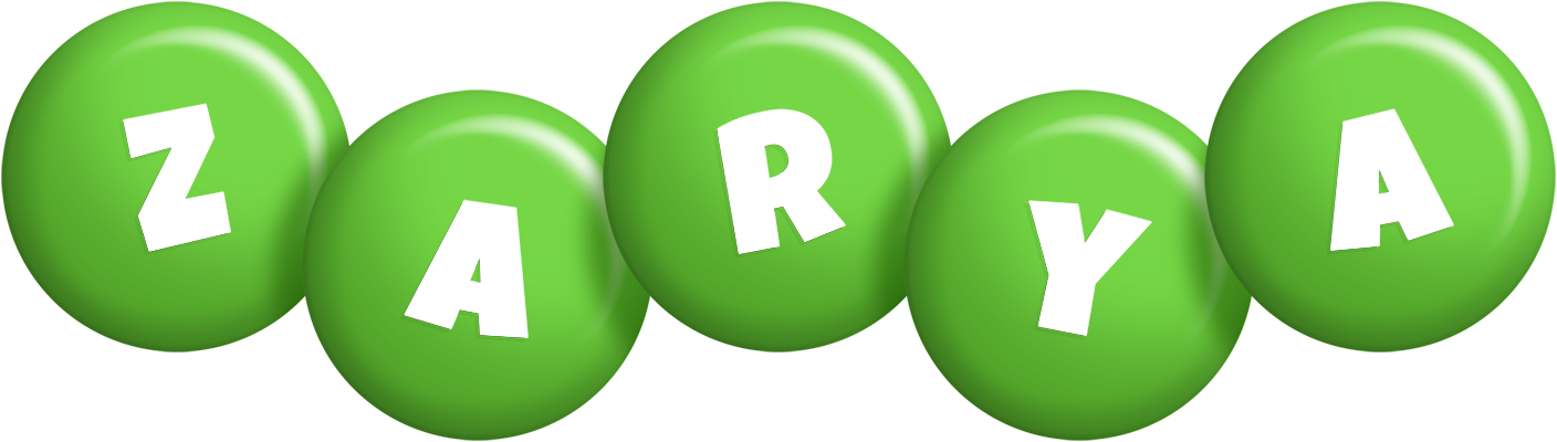 Zarya candy-green logo