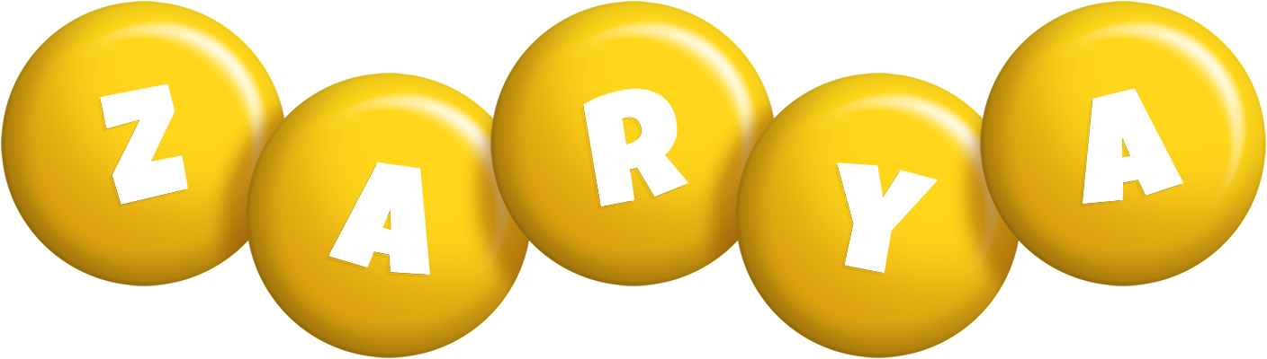 Zarya candy-yellow logo
