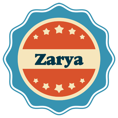Zarya labels logo