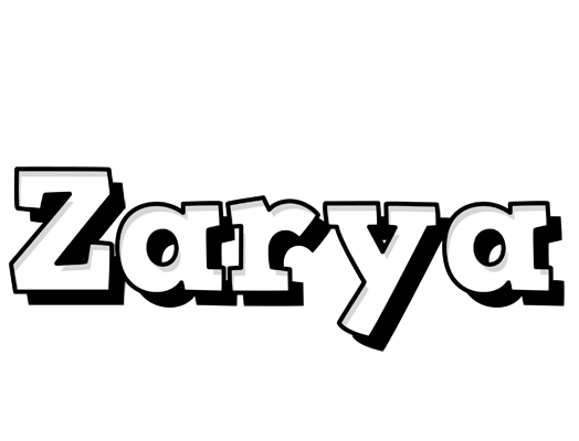 Zarya snowing logo