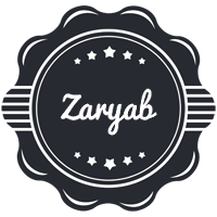 Zaryab badge logo